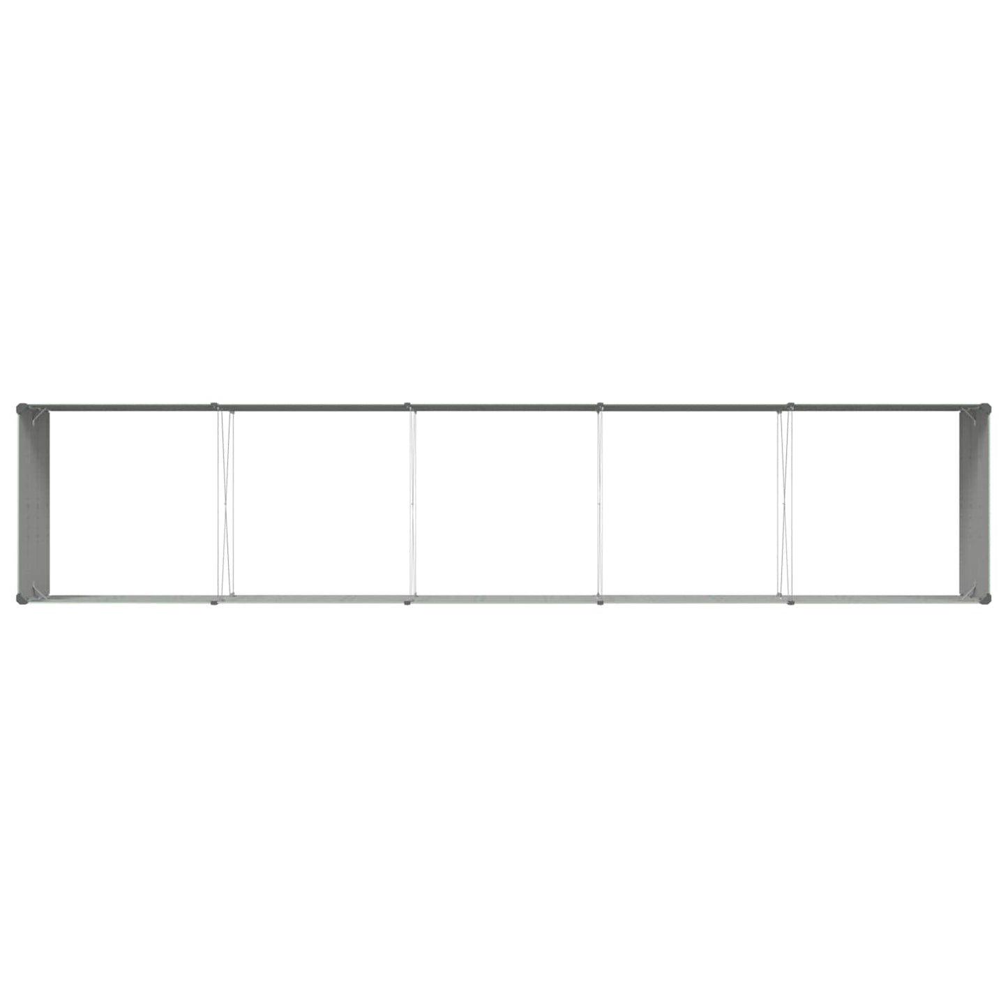 vidaXL Pflanzkübel Pastellgrün 195 x 100 x 45 cm Verzinkter Stahl