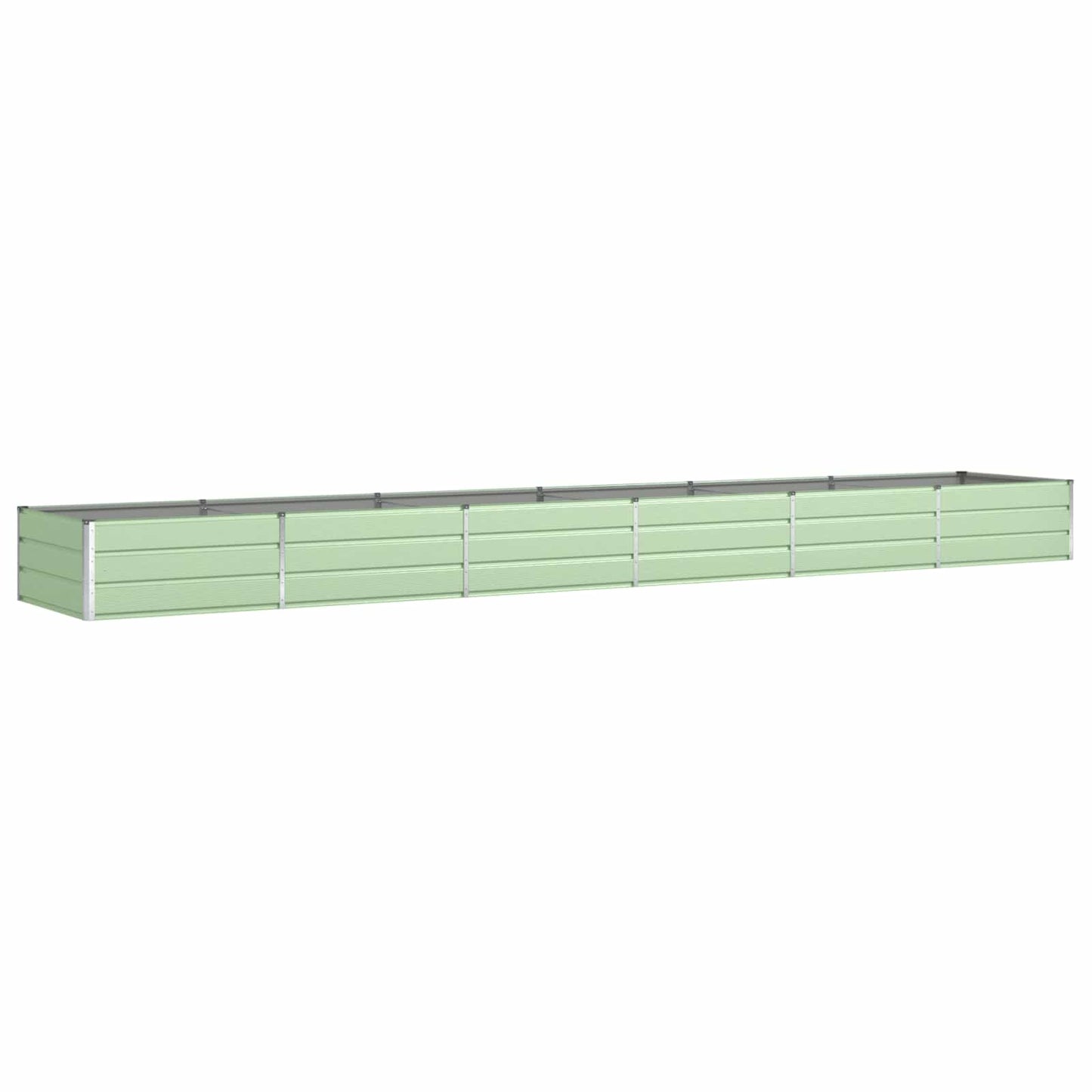 vidaXL Pflanzkübel Pastellgrün 195 x 100 x 45 cm Verzinkter Stahl
