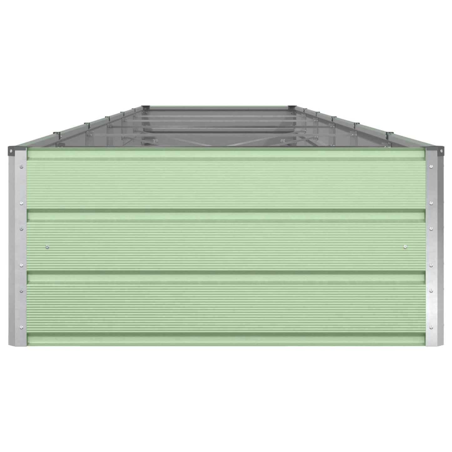 vidaXL Pflanzkübel Pastellgrün 195 x 100 x 45 cm Verzinkter Stahl