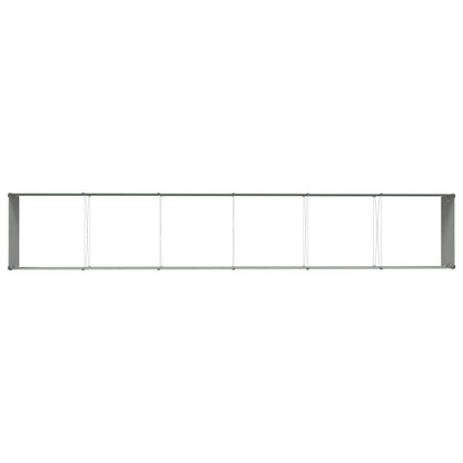 vidaXL Pflanzkübel Pastellgrün 195 x 100 x 45 cm Verzinkter Stahl