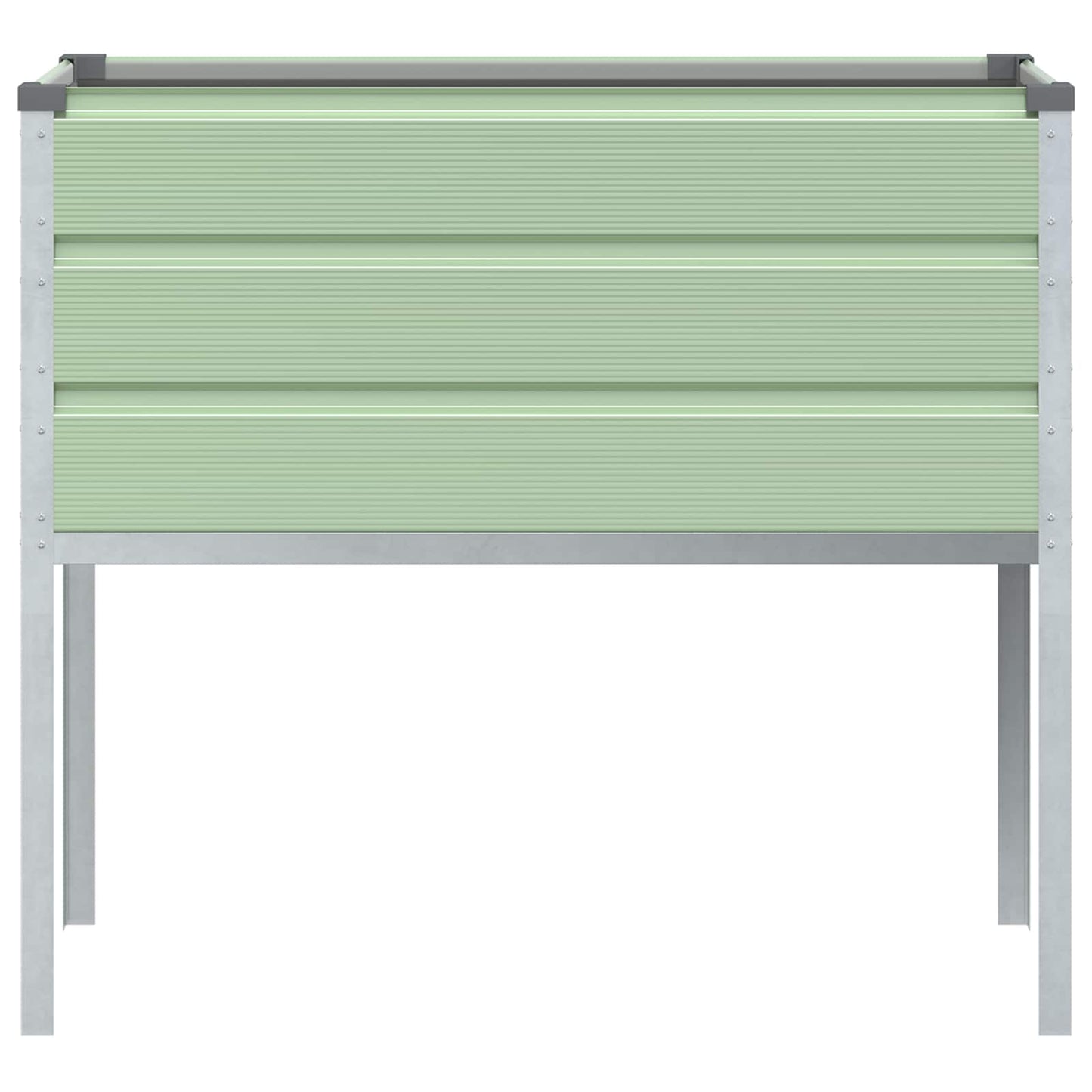 vidaXL Pflanzkübel Pastellgrün 100 x 45 x 90 cm Verzinkter Stahl