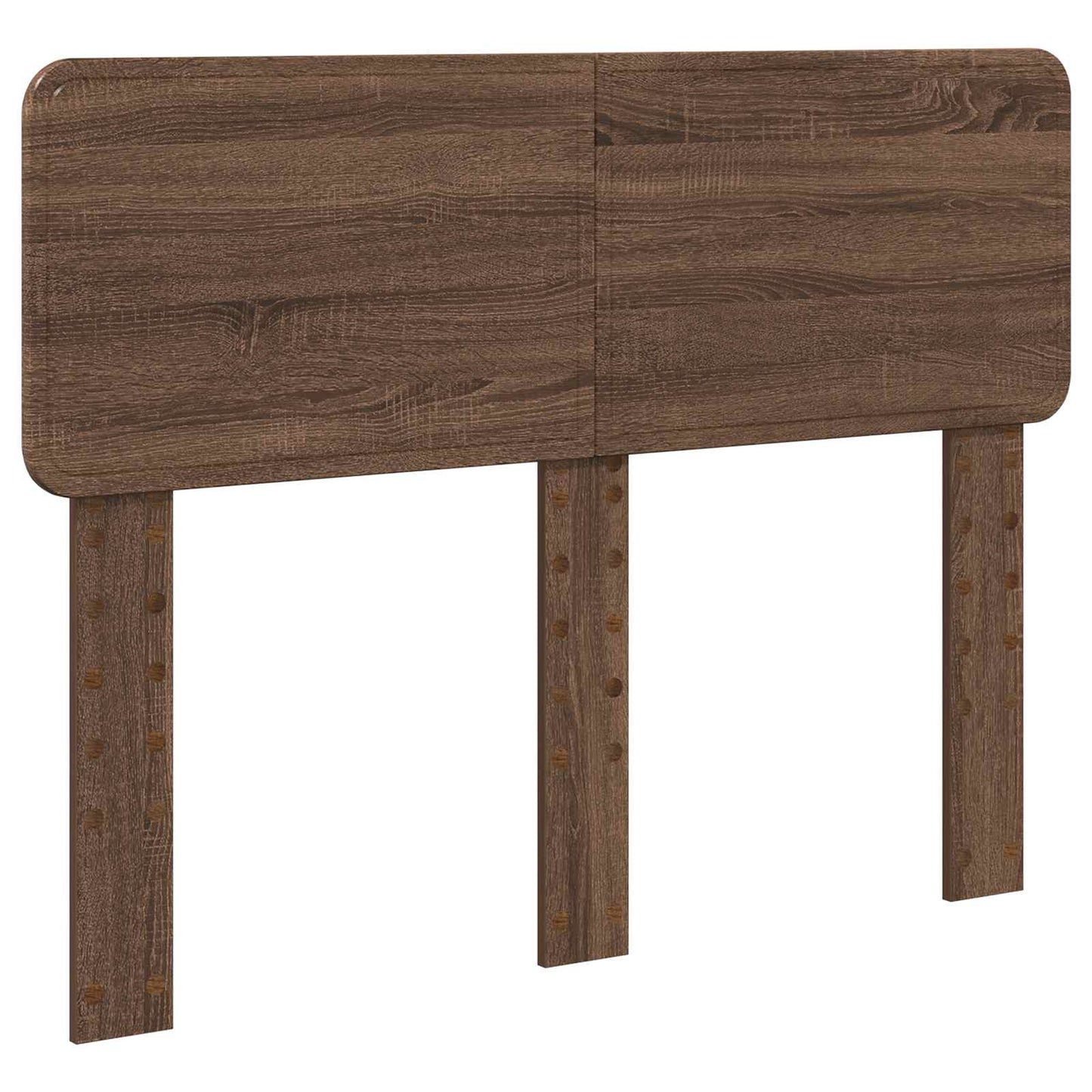 vidaXL Bettrahmen Braun Eichen-Optik 120 x 190 cm Massives Kiefernholz