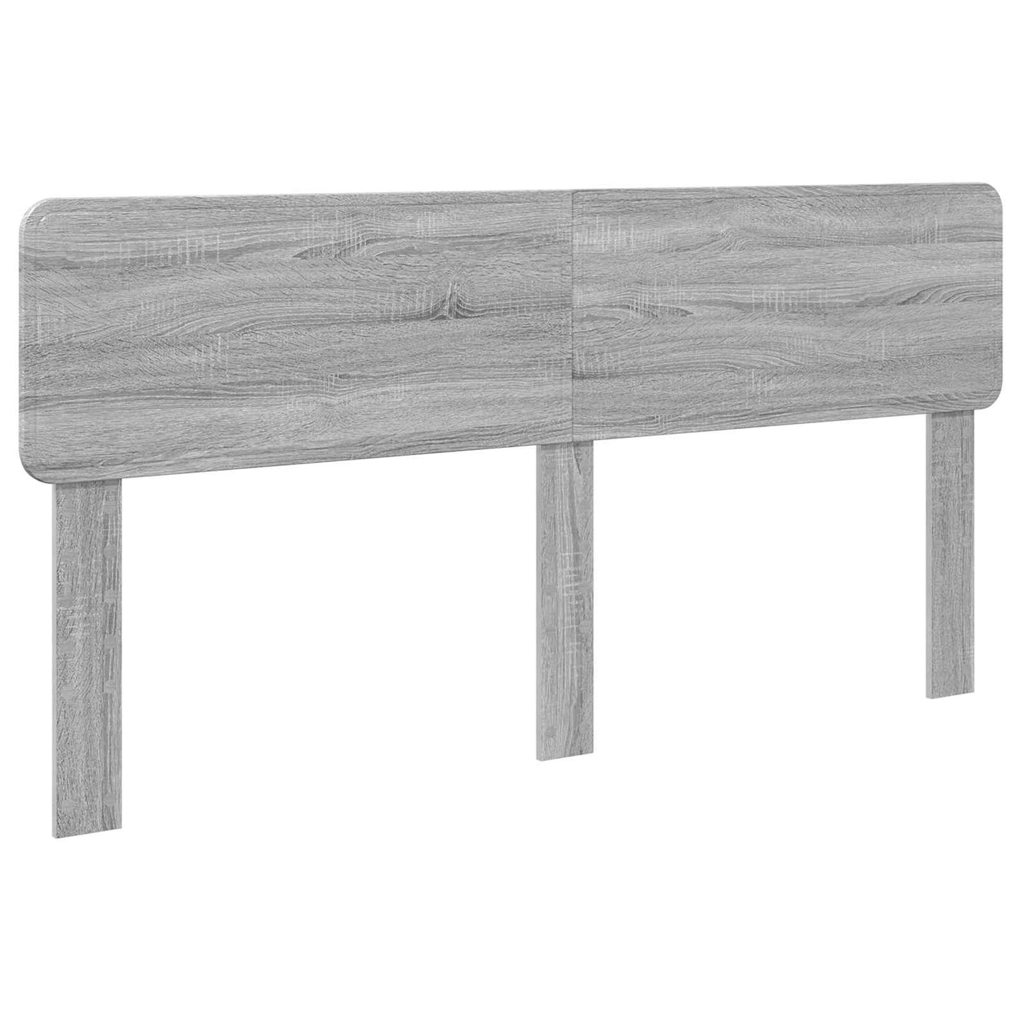 vidaXL Aufbewahrungsbett Graues Sonoma 200 x 200 cm Holzwerkstoff