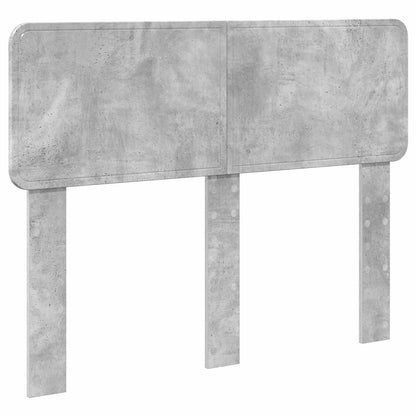 vidaXL Aufbewahrungsbett Beton Grau 135 x 190 cm Holzwerkstoff