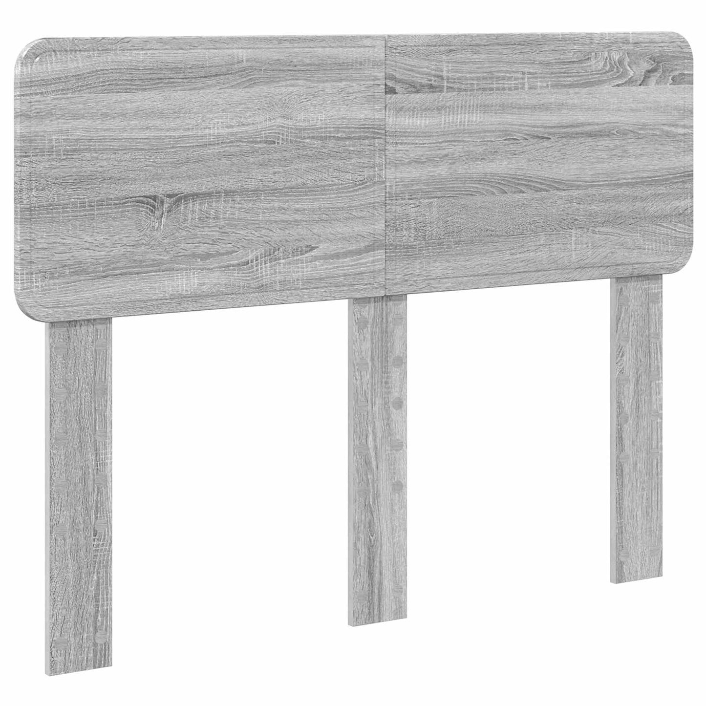 Bettrahmen Graues Sonoma 135 x 190 cm Holzwerkstoff