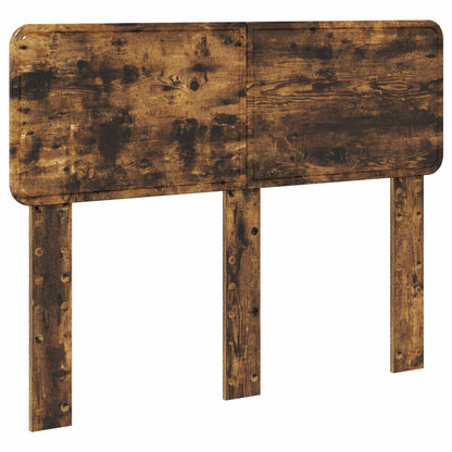 vidaXL Bettrahmen Geräucherte Eiche 120 x 190 cm Holzwerkstoff