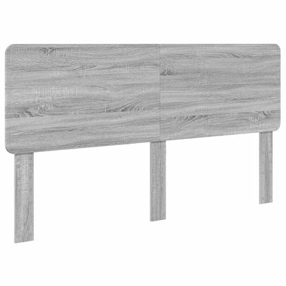 vidaXL Bettrahmen Graues Sonoma 180 x 200 cm Massives Kiefernholz
