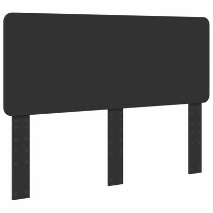vidaXL Bettrahmen Schwarz 150 x 200 cm Massives Kiefernholz