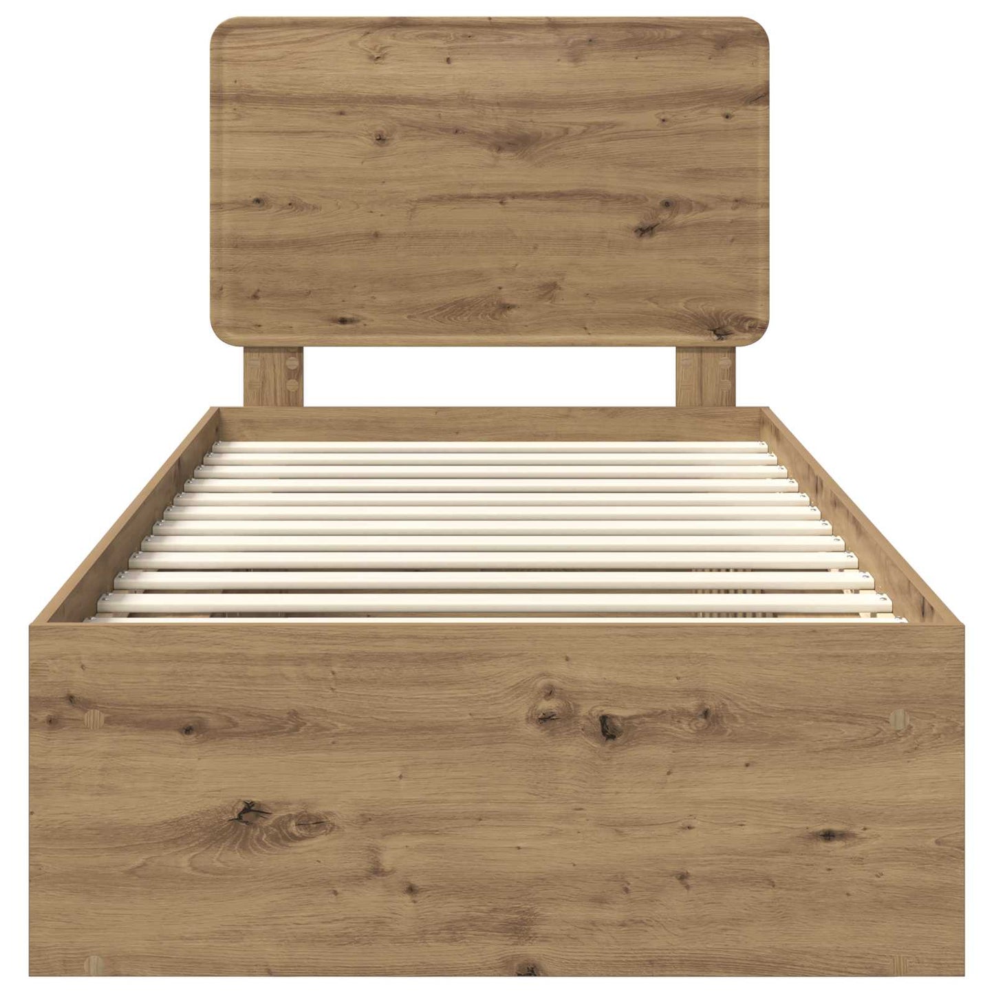 Bettrahmen Kunsthandwerk Eiche 90 x 200 cm Massives Kiefernholz