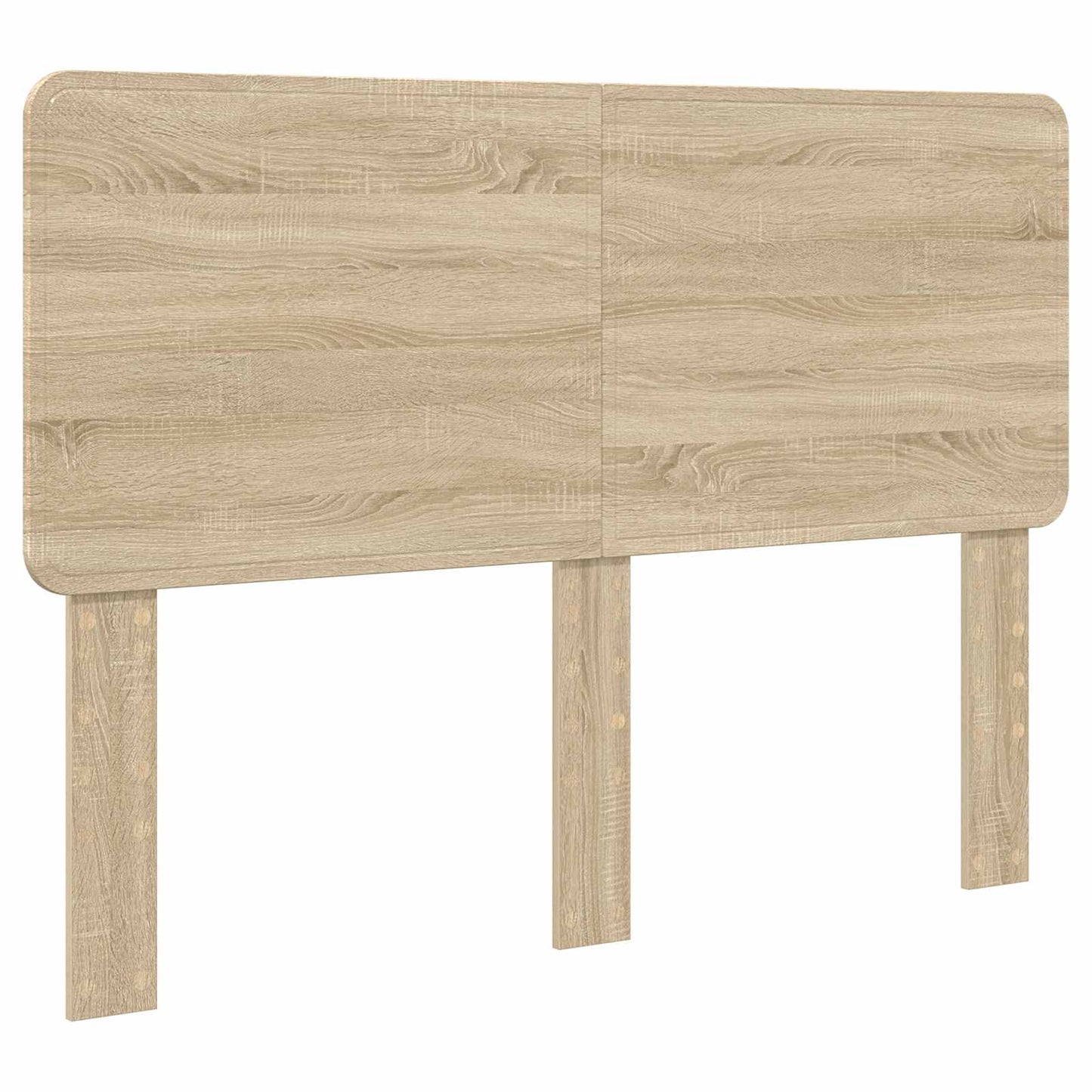 vidaXL Bettrahmen Sonoma-Eiche 140 x 190 cm Ingenieurs Holz