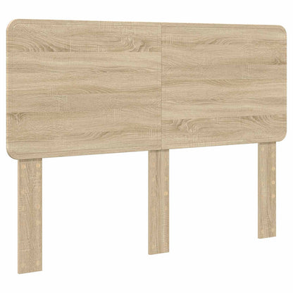 vidaXL Bettrahmen Sonoma-Eiche 140 x 190 cm Ingenieurs Holz