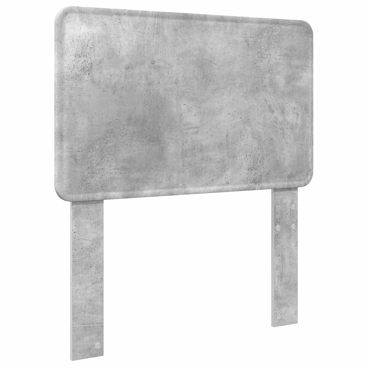 vidaXL Bettrahmen mit Kopfteil Beton Grau 100 x 200 cm Ingenieurs Holz
