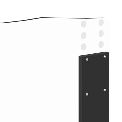 Bettrahmen Schwarz 160 x 200 cm Massives Kiefernholz