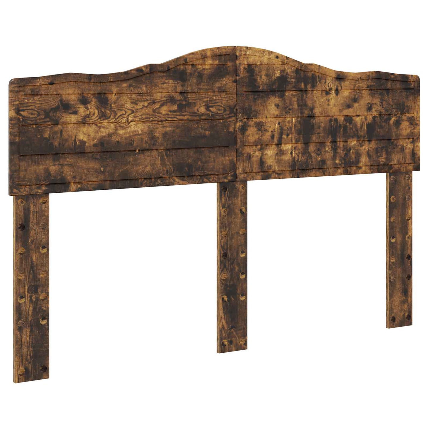vidaXL Bettrahmen Geräucherte Eiche 160 x 200 cm Ingenieurs Holz