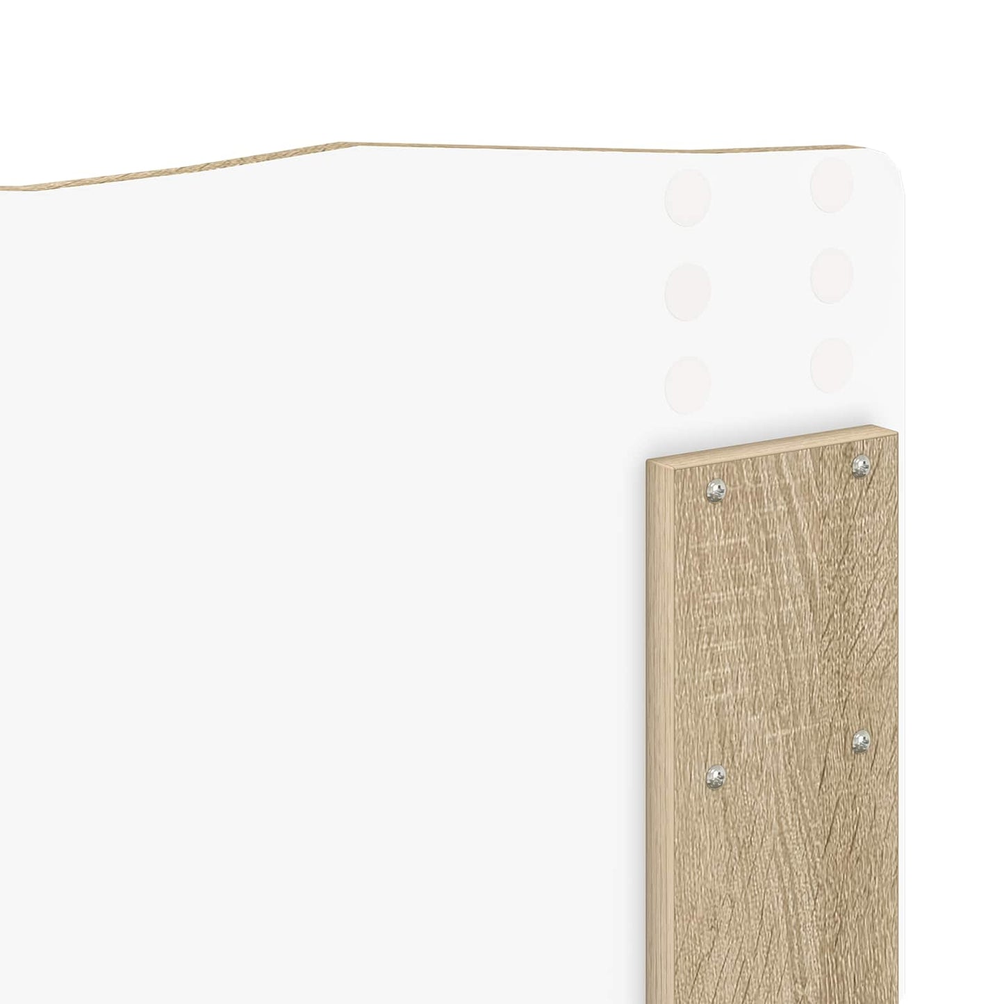 vidaXL Bettrahmen Sonoma-Eiche 150 x 200 cm Ingenieurs Holz
