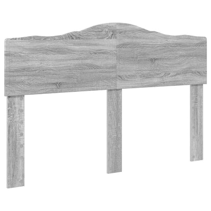vidaXL Bettrahmen Graues Sonoma 140 x 200 cm Ingenieurs Holz