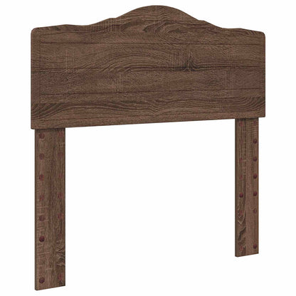 vidaXL Bettrahmen Braun Eichen-Optik 75 x 190 cm Ingenieurs Holz