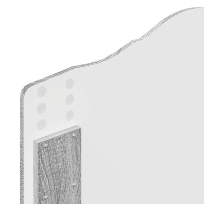 Bettrahmen Graues Sonoma 100 x 200 cm Holzwerkstoff