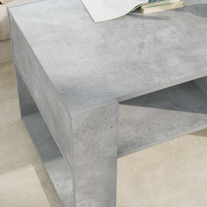 vidaXL Couchtisch Beton Grau 92 x 53 x 45 cm Holzwerkstoff