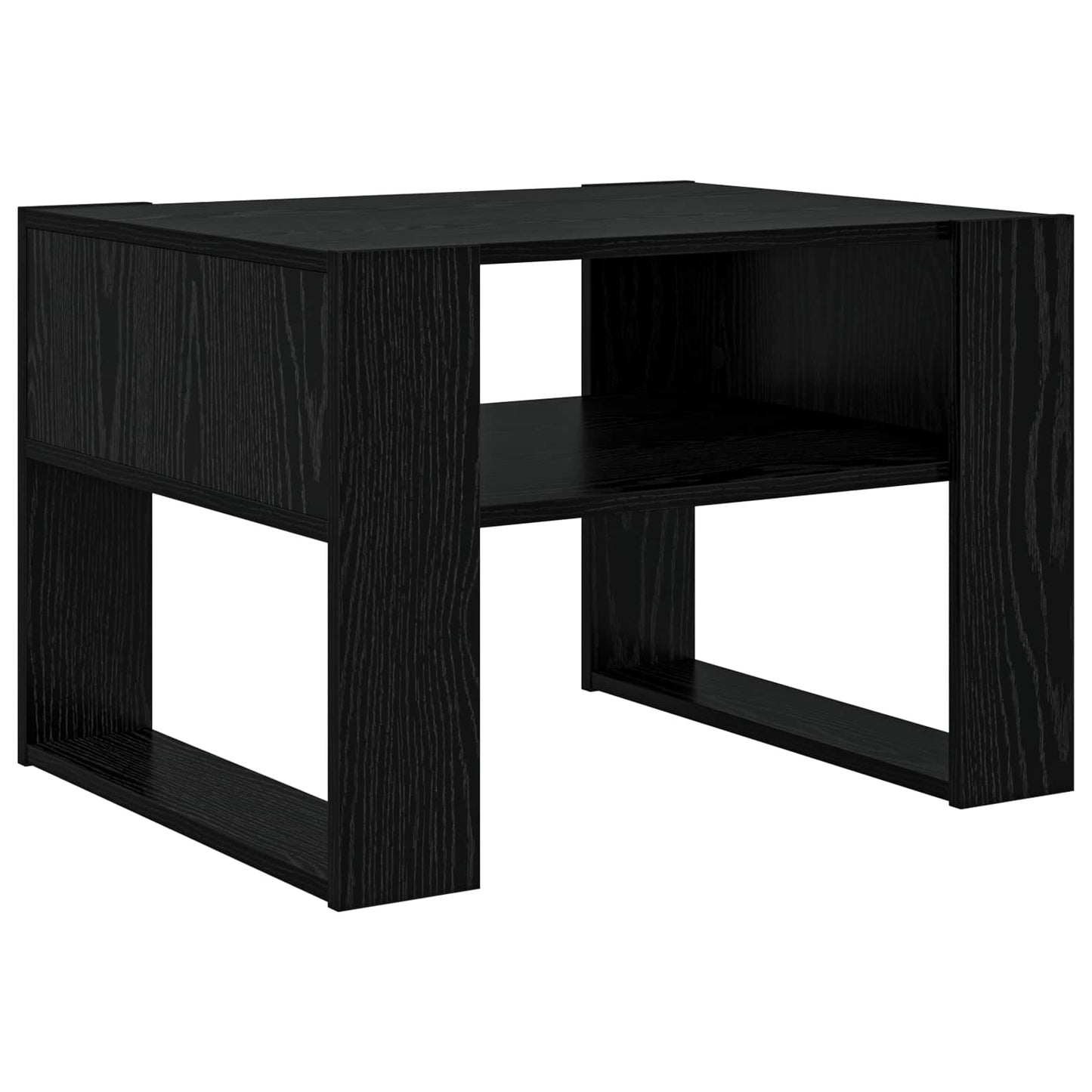 Couchtisch Schwarz Eichen-Optik 66 x 53 x 45 cm Holzwerkstoff