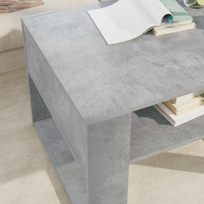 vidaXL Couchtisch Beton Grau 66 x 53 x 45 cm Holzwerkstoff
