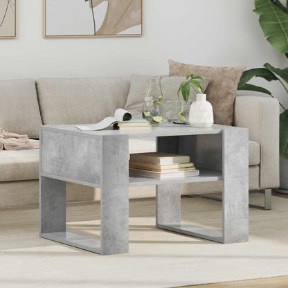 vidaXL Couchtisch Beton Grau 66 x 53 x 45 cm Holzwerkstoff