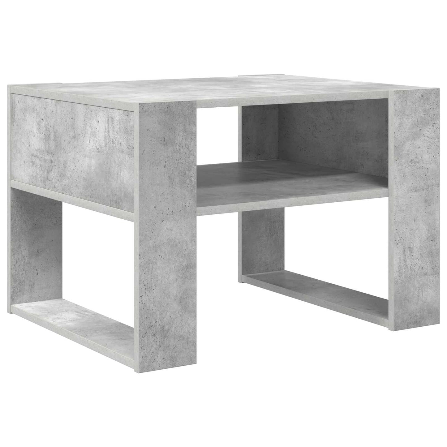 vidaXL Couchtisch Beton Grau 66 x 53 x 45 cm Holzwerkstoff