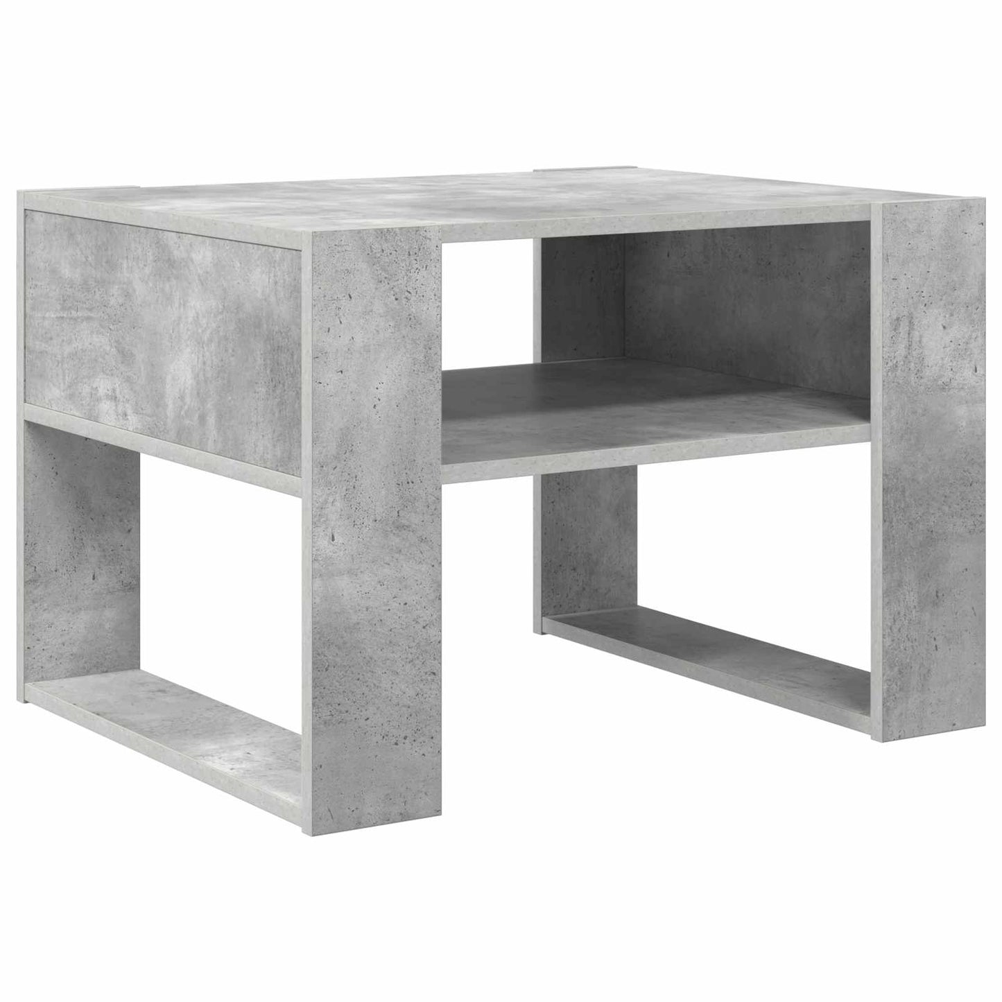 vidaXL Couchtisch Beton Grau 66 x 53 x 45 cm Holzwerkstoff