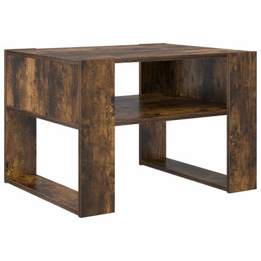 vidaXL Couchtisch Geräucherte Eiche 66 x 53 x 45 cm Holzwerkstoff