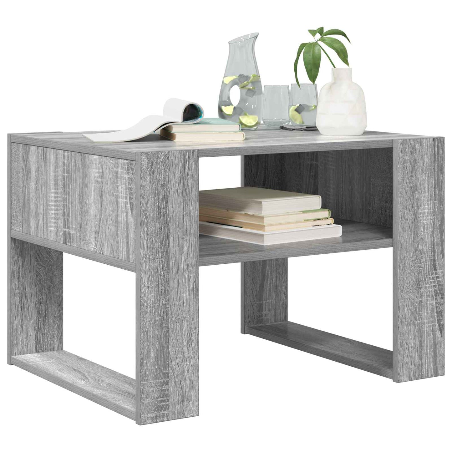 vidaXL Couchtisch Graues Sonoma 66 x 53 x 45 cm Holzwerkstoff