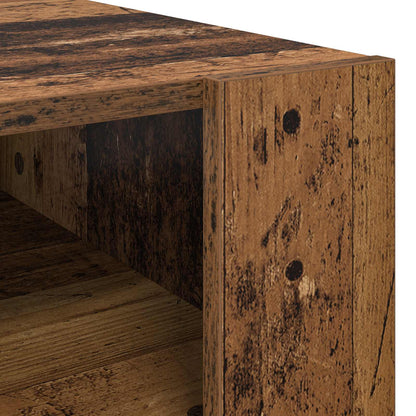 Couchtisch mit Speicher Altholz 66 x 53 x 45 cm Holzwerkstoff