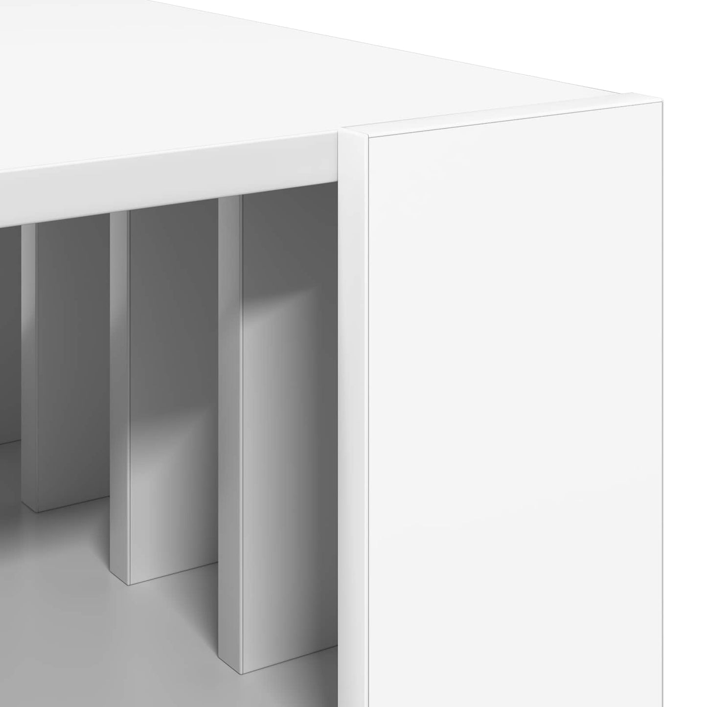 vidaXL Couchtisch Weiß 92 x 49,5 x 45 cm Holzwerkstoff