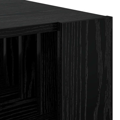 vidaXL Couchtisch Schwarz Eichen-Optik 92 x 49,5 x 45 cm Holzwerkstoff