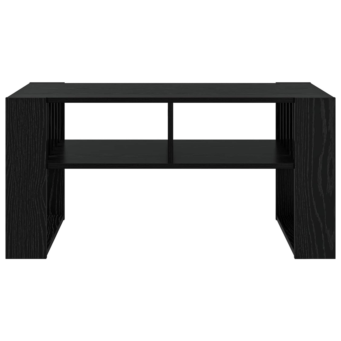 vidaXL Couchtisch Schwarz Eichen-Optik 92 x 49,5 x 45 cm Holzwerkstoff