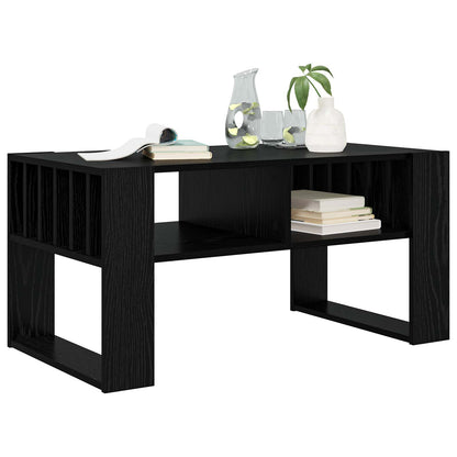 vidaXL Couchtisch Schwarz Eichen-Optik 92 x 49,5 x 45 cm Holzwerkstoff