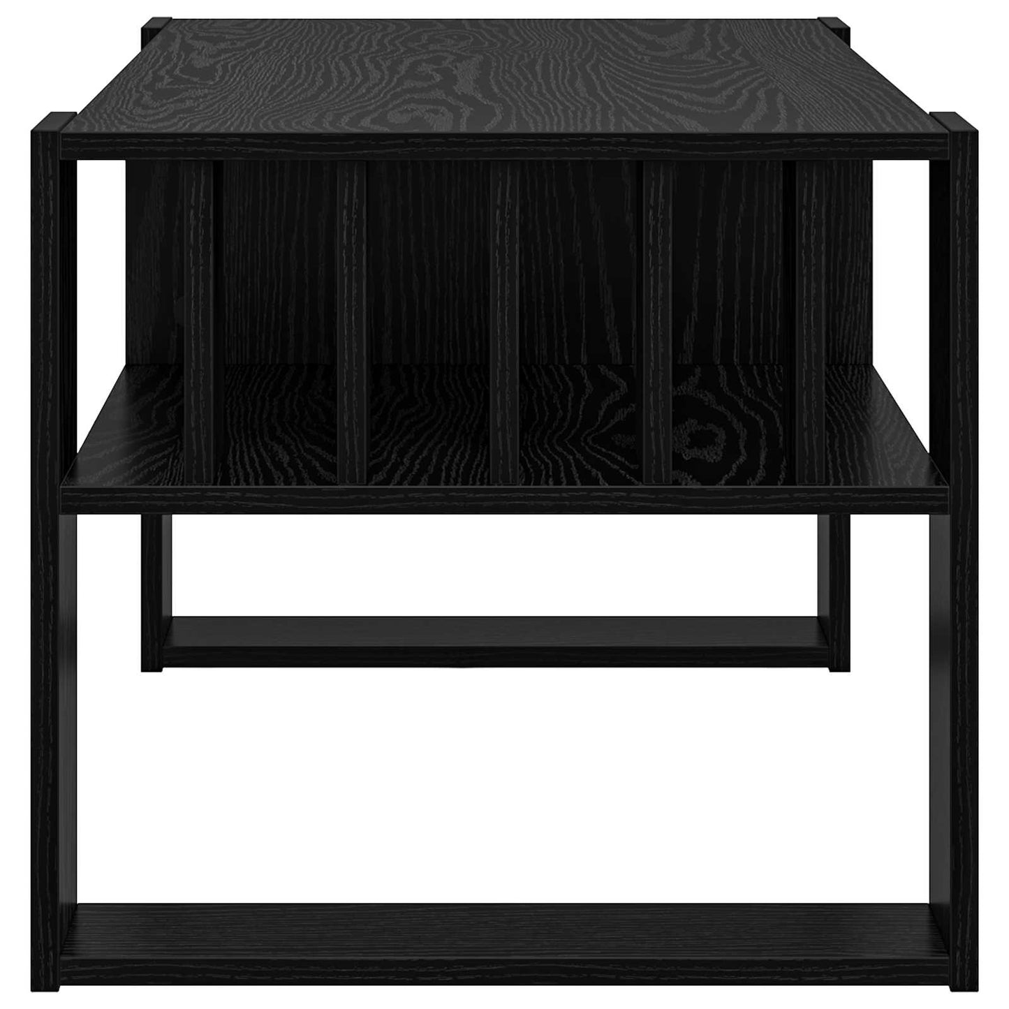 vidaXL Couchtisch Schwarz Eichen-Optik 92 x 49,5 x 45 cm Holzwerkstoff