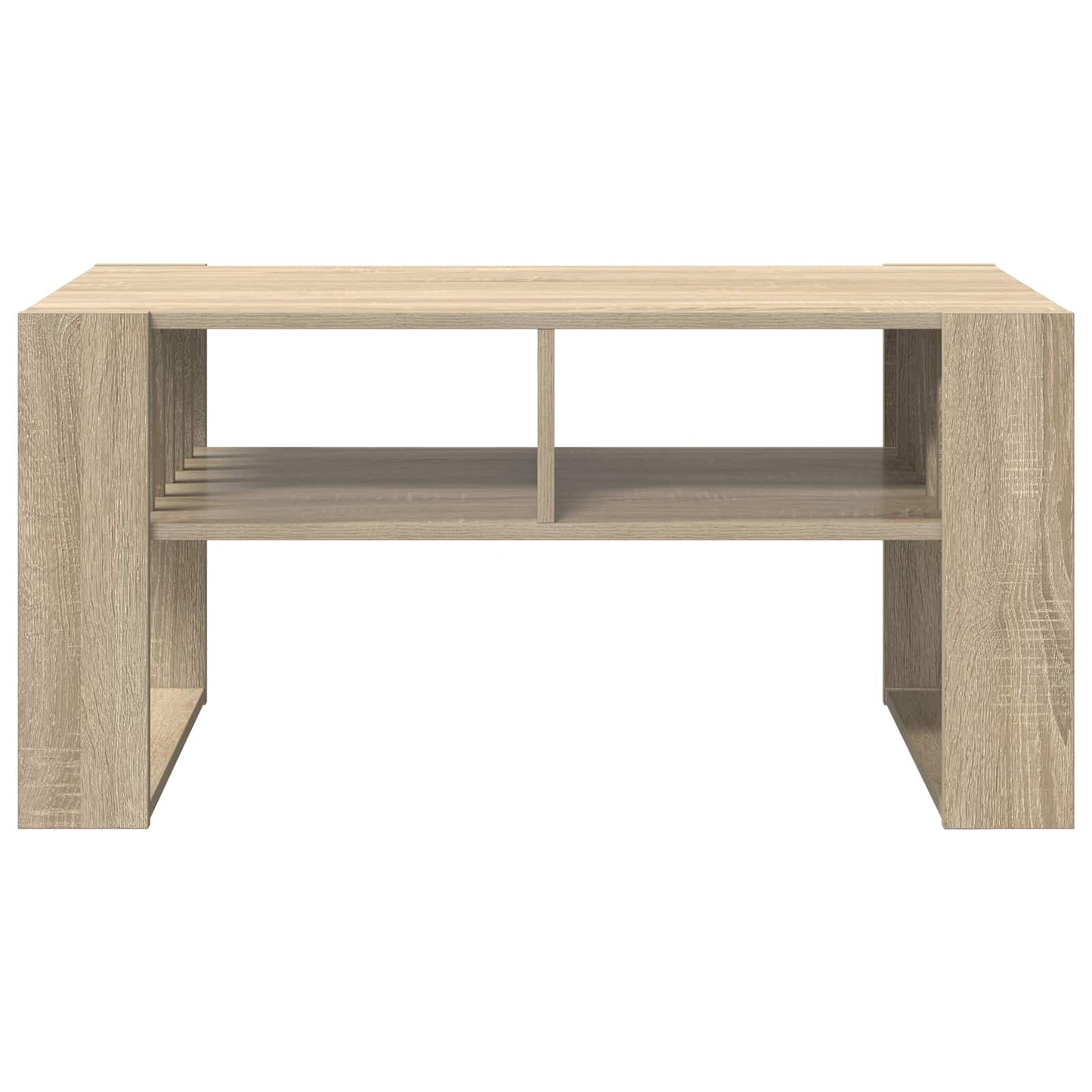 vidaXL Couchtisch Sonoma-Eiche 92 x 49,5 x 45 cm Holzwerkstoff