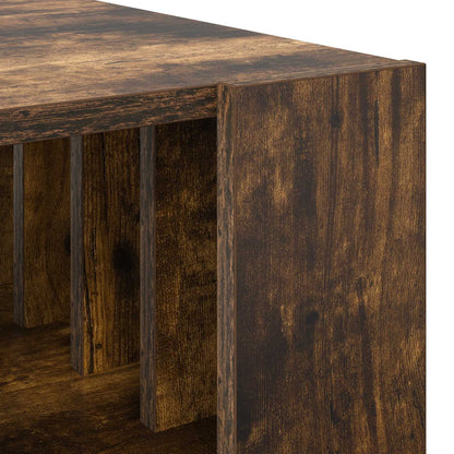 vidaXL Couchtisch Geräucherte Eiche 92 x 49,5 x 45 cm Holzwerkstoff