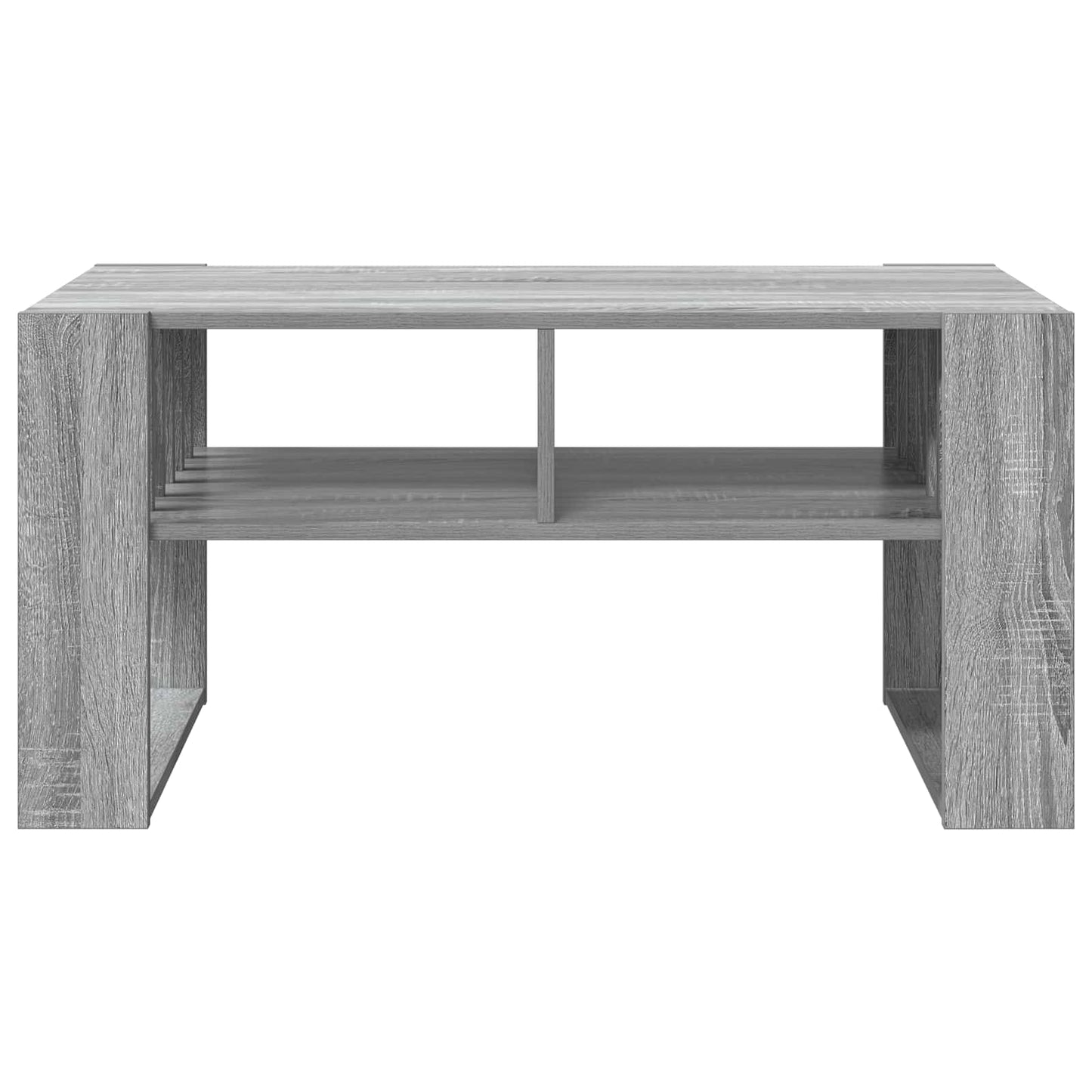 vidaXL Couchtisch Graues Sonoma 92 x 49,5 x 45 cm Holzwerkstoff