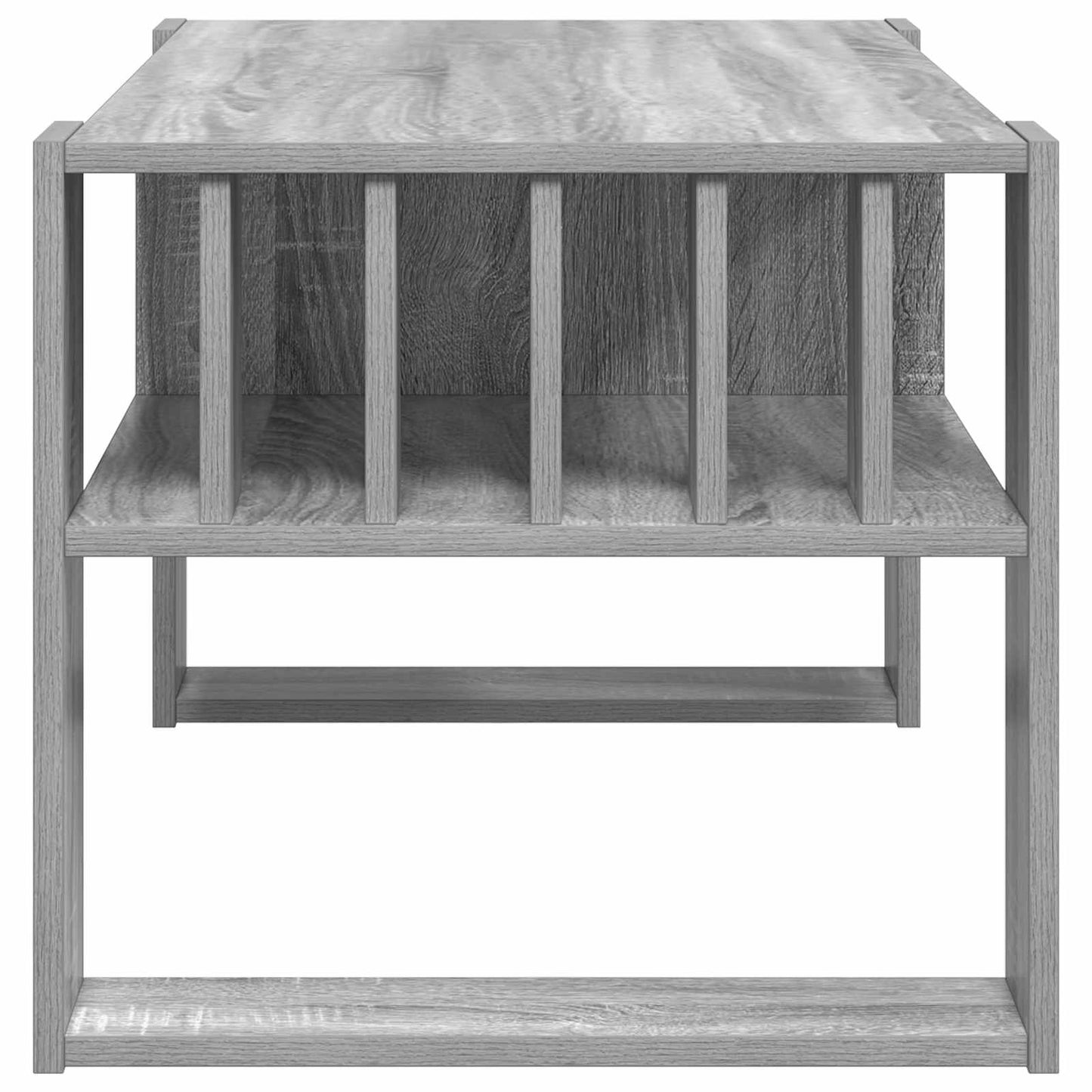 vidaXL Couchtisch Graues Sonoma 92 x 49,5 x 45 cm Holzwerkstoff