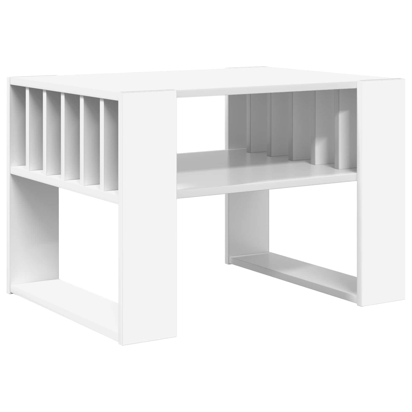 vidaXL Couchtisch Weiß 66 x 49,5 x 45 cm Holzwerkstoff