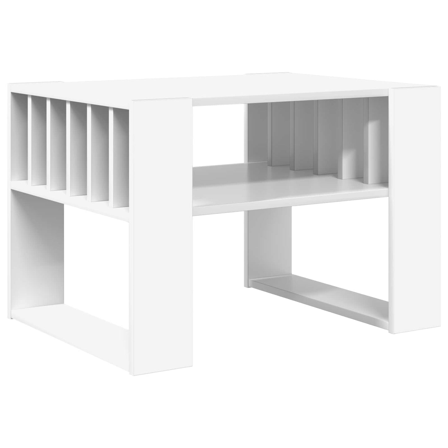vidaXL Couchtisch Weiß 66 x 49,5 x 45 cm Holzwerkstoff
