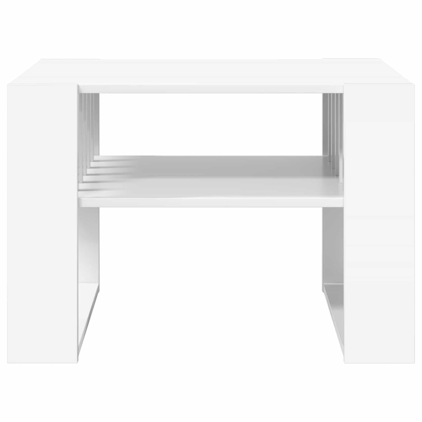vidaXL Couchtisch Weiß 66 x 49,5 x 45 cm Holzwerkstoff