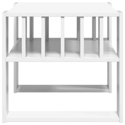 vidaXL Couchtisch Weiß 66 x 49,5 x 45 cm Holzwerkstoff