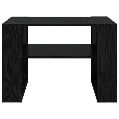 vidaXL Couchtisch Schwarz Eichen-Optik 66 x 49,5 x 45 cm Holzwerkstoff