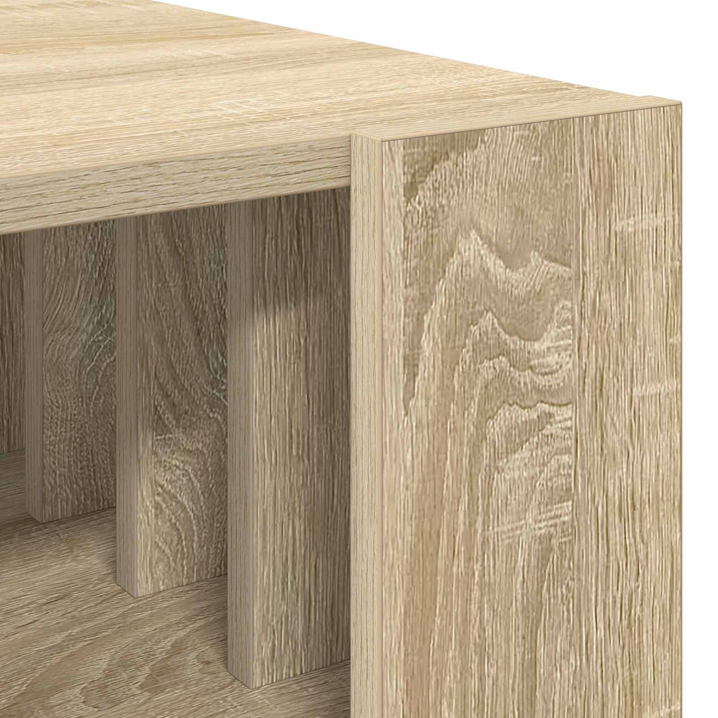 vidaXL Couchtisch Sonoma-Eiche 66 x 49,5 x 45 cm Holzwerkstoff
