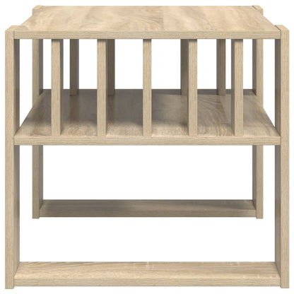 vidaXL Couchtisch Sonoma-Eiche 66 x 49,5 x 45 cm Holzwerkstoff