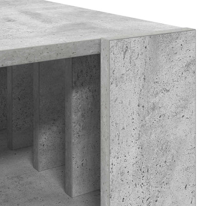 vidaXL Couchtisch Beton Grau 66 x 49,5 x 45 cm Holzwerkstoff