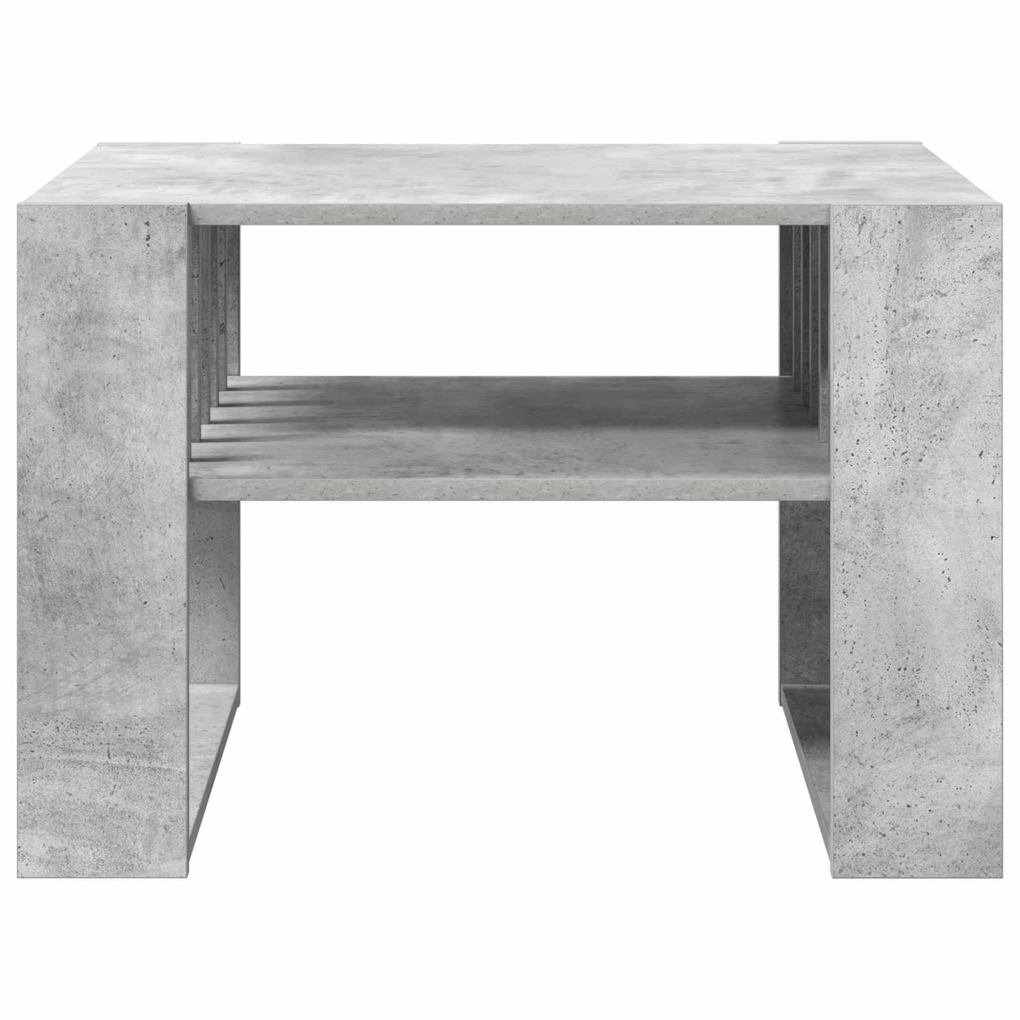 vidaXL Couchtisch Beton Grau 66 x 49,5 x 45 cm Holzwerkstoff