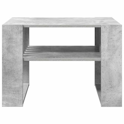 vidaXL Couchtisch Beton Grau 66 x 49,5 x 45 cm Holzwerkstoff